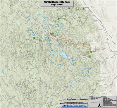 Western Expanse Inventory & Cartography NCTR Black Hills Jim's MVUM, Sept 2020 digital map