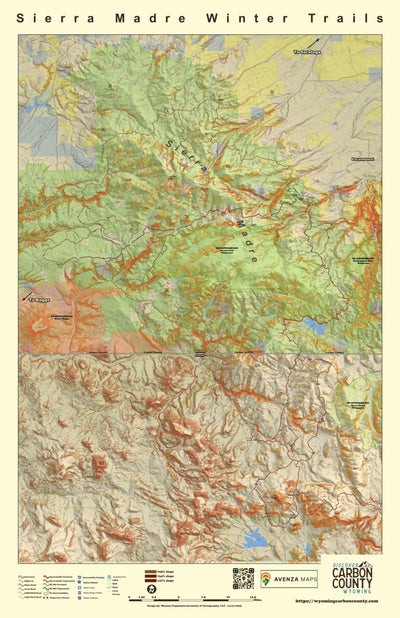 Western Expanse Inventory & Cartography Sierra Madre Winter Sports digital map
