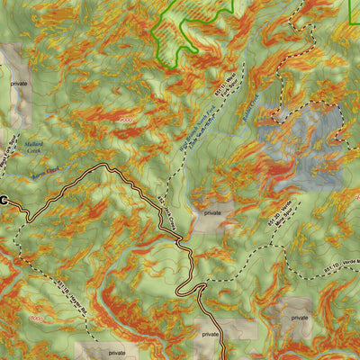 Western Expanse Inventory & Cartography Sierra Madre Winter Sports digital map