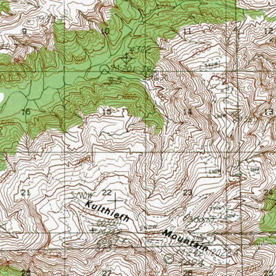 Western Michigan University AK-BERING GLACIER A5: Authoritative US Topos 1984 digital map