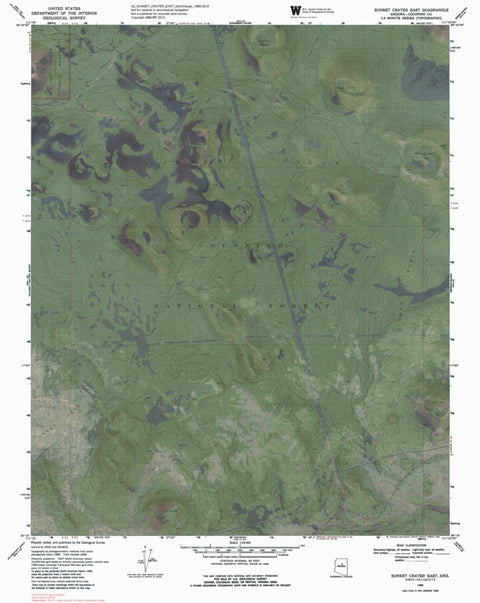 Western Michigan University AZ-SUNSET CRATER EAST: GeoChange 1968-2010 digital map
