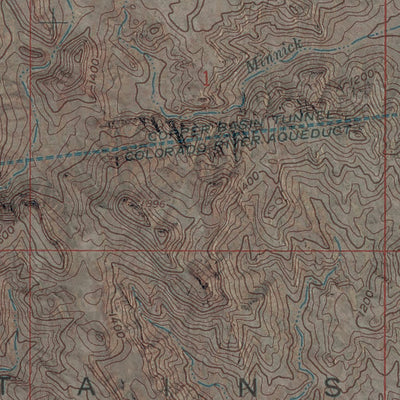 Western Michigan University CA-AZ-Gene Wash: GeoChange 1955-2012 digital map