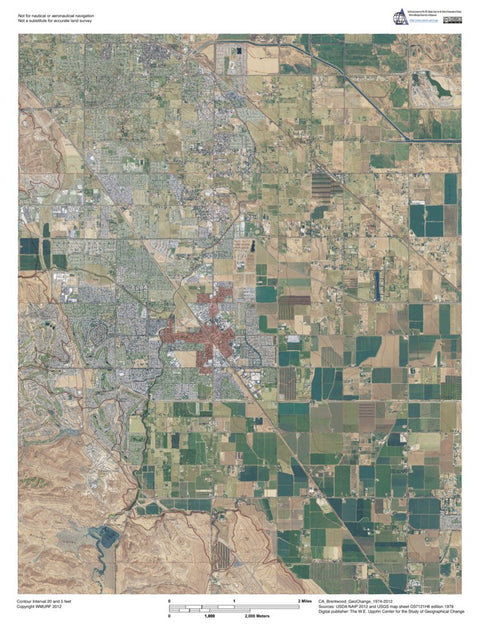 Western Michigan University CA-Brentwood: GeoChange 1974-2012 digital map