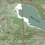 Western Michigan University CA-Clearlake Highlands: Authoritative US Topos 1993 digital map