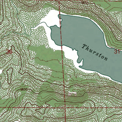 Western Michigan University CA-Clearlake Highlands: Authoritative US Topos 1993 digital map