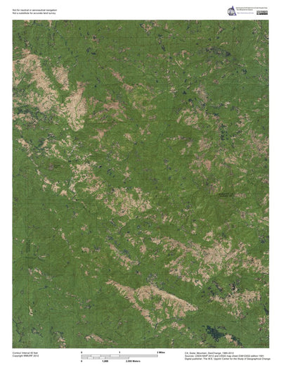 Western Michigan University CA-Gube Mountain: GeoChange 1985-2012 digital map