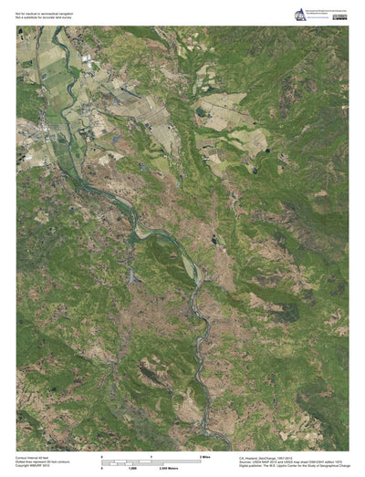 Western Michigan University CA-Hopland: GeoChange 1957-2012 digital map