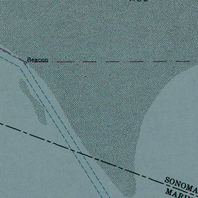 Western Michigan University CA-Petaluma Point: Authoritative US Topos 1959 digital map