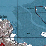 Western Michigan University CA-San Quentin: Authoritative US Topos 1993 digital map