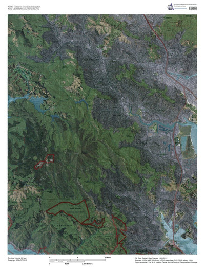 Western Michigan University CA-San Rafael: GeoChange 1993-2012 digital map