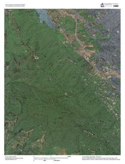 Western Michigan University CA-Woodside: GeoChange 1991-2012 digital map