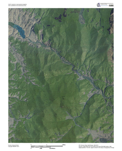 Western Michigan University CO-Farnum Peak: GeoChange 1953-2012 digital map
