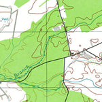 Western Michigan University DE-Trap Pond: Authoritative US Topos 1992 digital map