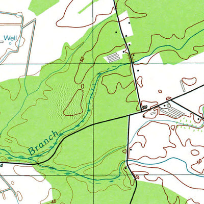 Western Michigan University DE-Trap Pond: Authoritative US Topos 1992 digital map