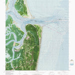 Western Michigan University FL-GA-FERNANDINA BEACH: ORTHOPHOTOMAP 1981 digital map