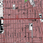 Western Michigan University IL-Blue Island: Authoritative US Topos 1993 digital map