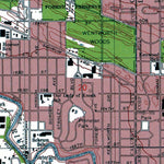 Western Michigan University IL-IN-Calumet City: Authoritative US Topos 1991 digital map