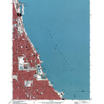 Western Michigan University IL-IN-Jackson Park: Authoritative US Topos 1993 digital map