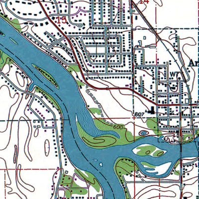 Western Michigan University IL-Kankakee: Authoritative US Topos 1964 digital map
