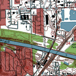 Western Michigan University IL-Palos Park: Authoritative US Topos 1993 digital map