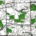 Western Michigan University IN-Butler West: Authoritative US Topos 1992 digital map