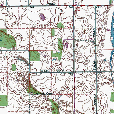 Western Michigan University IN-Culver: Authoritative US Topos 1962 digital map