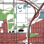 Western Michigan University IN-Gary: Authoritative US Topos 1991 digital map