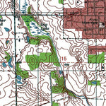 Western Michigan University IN-Hebron: Authoritative US Topos 1992 digital map