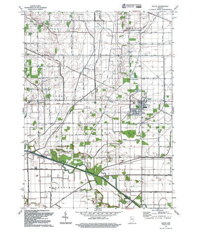 Western Michigan University IN-Kouts: Authoritative US Topos 1992 digital map