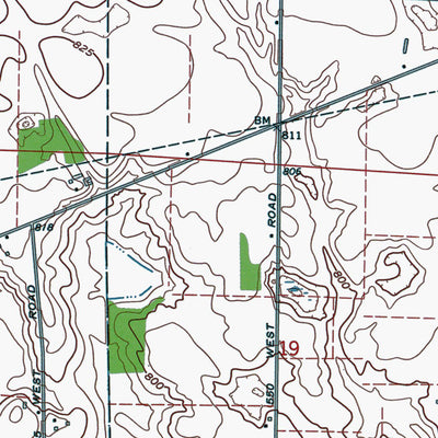 Western Michigan University IN-La Porte West: Authoritative US Topos 1969 digital map