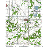 Western Michigan University IN-Wheatfield: Authoritative US Topos 1992 digital map