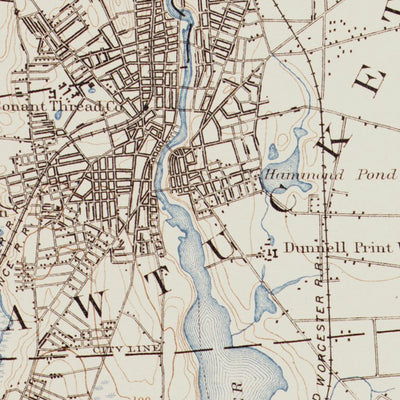 Western Michigan University MA-RI-PROVIDENCE: Authoritative US Topos Historic 1894 digital map
