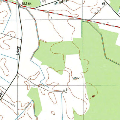Western Michigan University MD-DE-Burrsville: Authoritative US Topos 1993 digital map