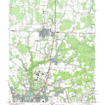 Western Michigan University MD-DE-Delmar: Authoritative US Topos 1992 digital map