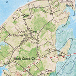 Western Michigan University MD-Deal Island: Authoritative US Topos 1972 digital map