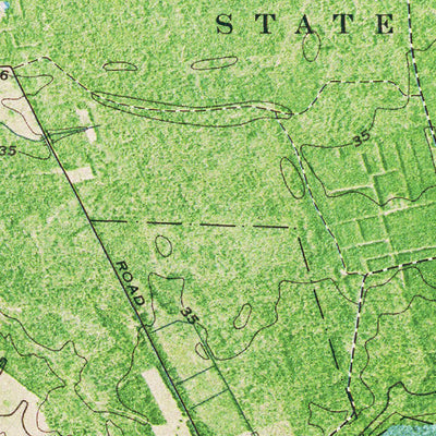 Western Michigan University MD-Dividing Creek: Authoritative US Topos 1973 digital map