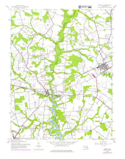 Western Michigan University MD-Ridgely: Authoritative US Topos 1944 digital map