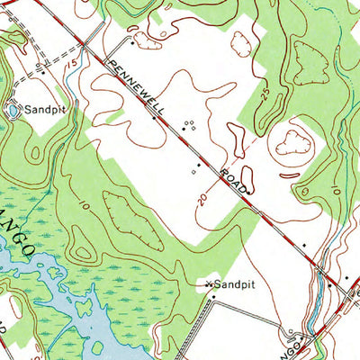 Western Michigan University MD-Snow Hill: Authoritative US Topos 1966 digital map