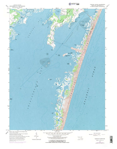 Western Michigan University MD-Tingles Island: Authoritative US Topos 1964 digital map