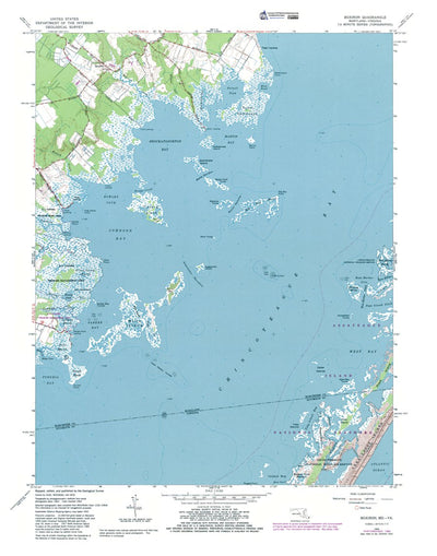 Western Michigan University MD-VA-Boxiron: Authoritative US Topos 1964 digital map