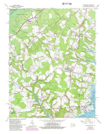 Western Michigan University MD-VA-Gridletree: Authoritative US Topos 1966 digital map