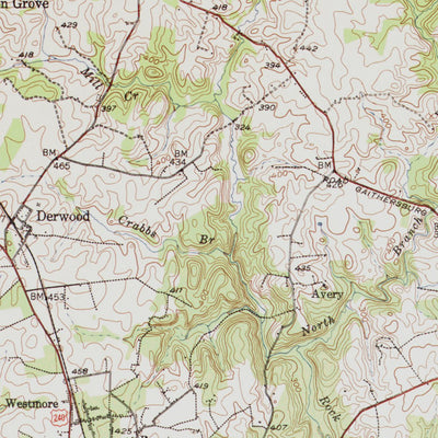 Western Michigan University MD-VA-ROCKVILLE: Authoritative US Topos Historic 1944 digital map