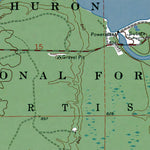 Western Michigan University MI-Alcona Dam Pond: Authoritative US Topos 1972 digital map