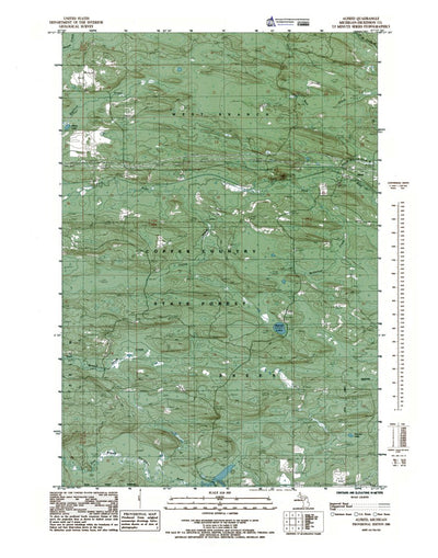 Western Michigan University MI-Alfred: Authoritative US Topos 1986 digital map