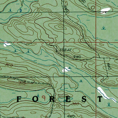 Western Michigan University MI-Alfred: Authoritative US Topos 1986 digital map