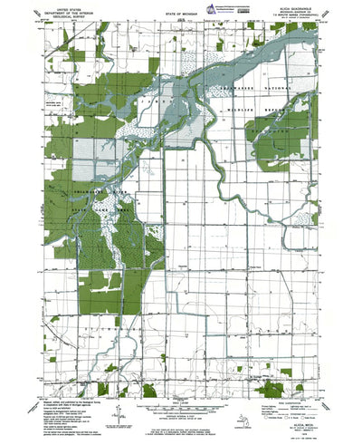 Western Michigan University MI-Alicia: Authoritative US Topos 1975 digital map