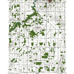 Western Michigan University MI-Alma South: Authoritative US Topos 1973 digital map
