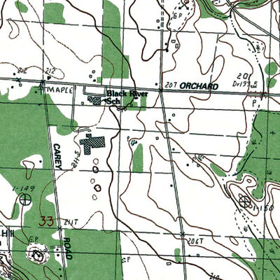 Western Michigan University MI-Aloha: Authoritative US Topos 1982 digital map