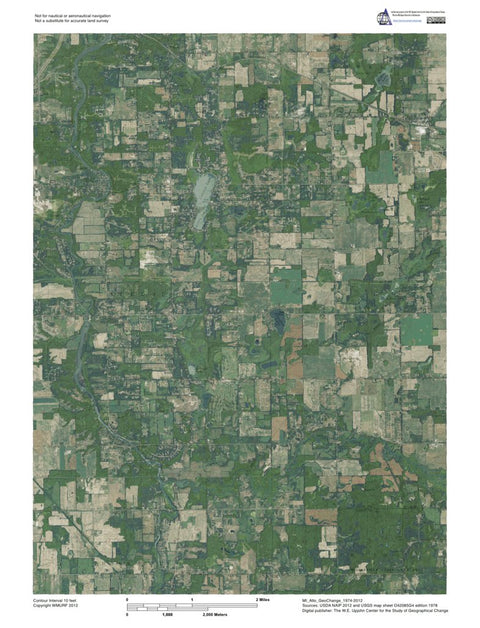 Western Michigan University MI-Alto: GeoChange 1974-2012 digital map