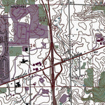 Western Michigan University MI-Ann Arbor East: Authoritative US Topos 1965 digital map